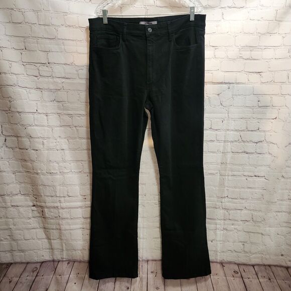 Joe's Jeans Womens 30 Black Pluto Bootcut High Rise Denim Western - Picture 1 of 10